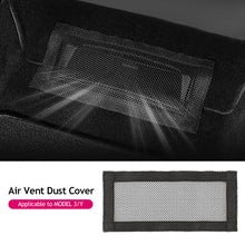 Load image into Gallery viewer, 2Pcs Car Air Outlet Under Seat Anti-blocking Dust Cover For Tesla Model 3 Y Auto Vent Mesh Covers Air Conditioning Outlet Covers
