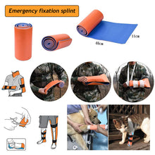 Load image into Gallery viewer, Polymer First Aid Splint Roll Waterproof Medical Emergency Fracture Bandage Fixed Splint Support Braces for Neck Leg Arm Health
