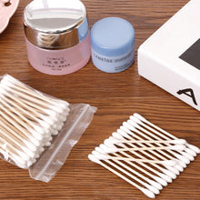 Load image into Gallery viewer, 500pcs Double Head Wood Cotton Swab Women Makeup Cotton Buds Tip For Wood Sticks Nose Ears Cleaning Health Care Tools Art Tools
