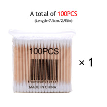 Load image into Gallery viewer, 500pcs Double Head Wood Cotton Swab Women Makeup Cotton Buds Tip For Wood Sticks Nose Ears Cleaning Health Care Tools Art Tools
