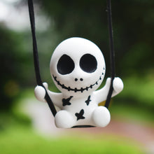 Load image into Gallery viewer, Swing Skull Car Interior Decoration Halloween Pendant Figurine Swing Auto Rearview Mirror Pendants Ornaments For Car Accessories
