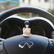 Load image into Gallery viewer, Cute Anime Chest Shaking Girls Car Ornaments Cartoon Kawaii Statue Car Dashboard Accessories Sexy Doll Figurine Car Decorations

