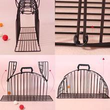 Load image into Gallery viewer, Anti-grab Kitten Washing Bath Metal Cage 2 Doors Cat Shower Hair Dryer Box Lightweight For Small Dogs Cat Pet Supplies

