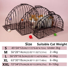 Load image into Gallery viewer, Anti-grab Kitten Washing Bath Metal Cage 2 Doors Cat Shower Hair Dryer Box Lightweight For Small Dogs Cat Pet Supplies
