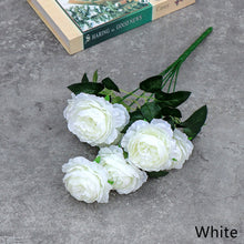Load image into Gallery viewer, 7 Forks/Bouquet Artificial Flower Silk Peony Fake Flowers Artificial Plant Decorative Flowers Home Decor Wedding Decoration
