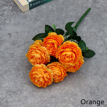 Load image into Gallery viewer, 7 Forks/Bouquet Artificial Flower Silk Peony Fake Flowers Artificial Plant Decorative Flowers Home Decor Wedding Decoration
