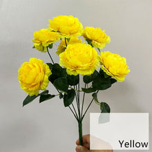 Load image into Gallery viewer, 7 Forks/Bouquet Artificial Flower Silk Peony Fake Flowers Artificial Plant Decorative Flowers Home Decor Wedding Decoration
