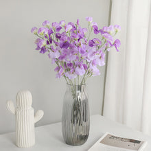 Load image into Gallery viewer, Artificial Flower Bouquet Silk Sweet Pea Fake Flowers Artificial Plant Decorative Flowers Home Decor Wedding Decoration
