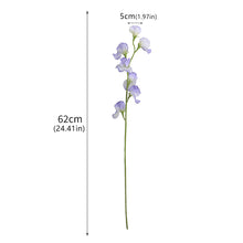 Load image into Gallery viewer, Artificial Flower Bouquet Silk Sweet Pea Fake Flowers Artificial Plant Decorative Flowers Home Decor Wedding Decoration

