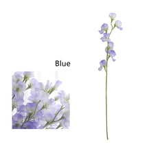 Load image into Gallery viewer, Artificial Flower Bouquet Silk Sweet Pea Fake Flowers Artificial Plant Decorative Flowers Home Decor Wedding Decoration
