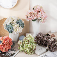Load image into Gallery viewer, Artificial Flower Silk Hydrangea Fake Flowers Artificial Plant Decorative Flowers Home Decor Wedding Decoration
