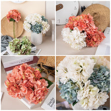 Load image into Gallery viewer, Artificial Flower Silk Hydrangea Fake Flowers Artificial Plant Decorative Flowers Home Decor Wedding Decoration
