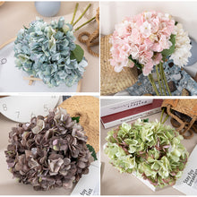 Load image into Gallery viewer, Artificial Flower Silk Hydrangea Fake Flowers Artificial Plant Decorative Flowers Home Decor Wedding Decoration
