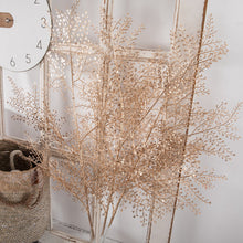 Load image into Gallery viewer, Gold -Tone Series Plastic Artificial Flowers Eucalyptus Ginkgo Leaf Coins Leaf Heart Grass Wedding Festival Decoration
