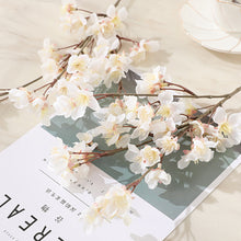 Load image into Gallery viewer, Artificial Flower Bouquet Silk Peach Blossom Fake Flowers Artificial Plant Decorative Flowers Home Decor Wedding Decoration
