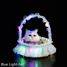 Load image into Gallery viewer, Simulation Cat Hanging Basket Plush Model Soundable Animal Static Stuffed Realistic Cats Gleamy Table Decoration Party Festival Kid Gift Soft Baby Toys
