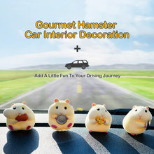 Load image into Gallery viewer, Cute Anime Stealing Hamster Car Interior Decoration Gourmet Hamster Auto Window Center Console Decoration for Car Accessories
