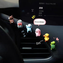 Load image into Gallery viewer, Car Ornaments Mini Sleeping Cute Animals Car Center Console Display Screen Car Interior Decorations Sheep Turtle Pendant Doll
