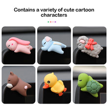 Load image into Gallery viewer, Car Ornaments Mini Sleeping Cute Animals Car Center Console Display Screen Car Interior Decorations Sheep Turtle Pendant Doll
