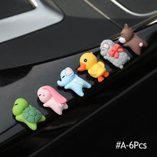 Load image into Gallery viewer, Car Ornaments Mini Sleeping Cute Animals Car Center Console Display Screen Car Interior Decorations Sheep Turtle Pendant Doll
