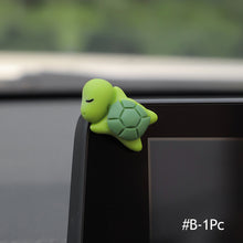 Load image into Gallery viewer, Car Ornaments Mini Sleeping Cute Animals Car Center Console Display Screen Car Interior Decorations Sheep Turtle Pendant Doll
