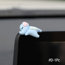 Load image into Gallery viewer, Car Ornaments Mini Sleeping Cute Animals Car Center Console Display Screen Car Interior Decorations Sheep Turtle Pendant Doll
