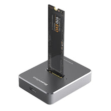 Load image into Gallery viewer, Blueendless M.2 SSD Enclosure Base for M2 NVME/SATA Dual-protocol 10Gbps USB3.1
