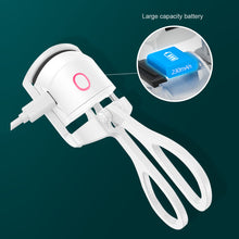 Load image into Gallery viewer, Electric Eyelash Curler Portable Chargeable Eyelash Curler Lasting Shaping Two Gear Temperature Electric Heated Eyelash Curler

