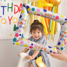 Load image into Gallery viewer, 50x59CM Birthday Photo Frame Foil Balloons Happy Birthday Photo Booth Props Party Decor Decorations Supplies Kid Toys Gift
