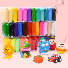 Load image into Gallery viewer, 12/24/36 Color Light Polymer Clay Soft Plasticine Toy Safe Colorful Playdough Slimes Toys Plasticine DIY Creative Clay Kid Gift
