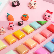 Load image into Gallery viewer, 12/24/36 Color Light Polymer Clay Soft Plasticine Toy Safe Colorful Playdough Slimes Toys Plasticine DIY Creative Clay Kid Gift
