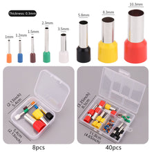 Load image into Gallery viewer, 8/40pcs Mini Clay Cutters Earring Hole Hollow Round Cutter Pottery Tools Polymer Clay Tools Clay Extruder
