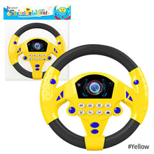 Load image into Gallery viewer, Music Simulate Driving Car Steering Wheel Early Educational Intelligent for Kids Eletric Baby Toys with Sound Vocal Toys
