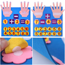 Load image into Gallery viewer, Kid Montessori Toys Felt Finger Numbers Math Toy Children Counting Early Learning For Toddlers Intelligence Develop 30*30cm
