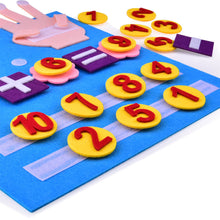 Load image into Gallery viewer, Kid Montessori Toys Felt Finger Numbers Math Toy Children Counting Early Learning For Toddlers Intelligence Develop 30*30cm
