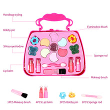 Load image into Gallery viewer, Fashion Kids Cosmetics Make Up Set Safe Washable Girls Makeup Set Box Princess Beauty Pretend Play Toys For Baby Girl Gifts
