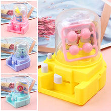 Load image into Gallery viewer, Cute Children's Prize Claw Toys Mini Clip Gumball Machine Small Capsule Dispenser Machine Catch Machine Kids Toy Children Gift
