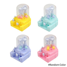 Load image into Gallery viewer, Cute Children's Prize Claw Toys Mini Clip Gumball Machine Small Capsule Dispenser Machine Catch Machine Kids Toy Children Gift
