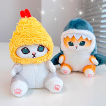 Load image into Gallery viewer, Shark Cat Fried Shrimp Pendant Doll Cute Cat Plush Doll Room Car Bag Decoration Pendant Christmas Present Couple Pendant Valentine's Day
