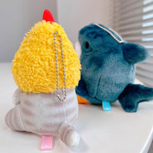 Load image into Gallery viewer, Shark Cat Fried Shrimp Pendant Doll Cute Cat Plush Doll Room Car Bag Decoration Pendant Christmas Present Couple Pendant Valentine's Day
