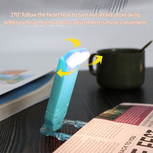 Load image into Gallery viewer, LED Book Reading Light Brightness Adjustable USB Rechargeable Eye Protection Clip Light Portable Bookmark Light
