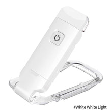 Load image into Gallery viewer, LED Book Reading Light Brightness Adjustable USB Rechargeable Eye Protection Clip Light Portable Bookmark Light
