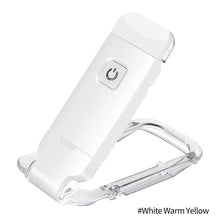 Load image into Gallery viewer, LED Book Reading Light Brightness Adjustable USB Rechargeable Eye Protection Clip Light Portable Bookmark Light
