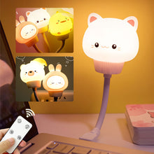 Load image into Gallery viewer, LED Chlidren USB Night Light Cute Cartoon Night Lamp Bear Remote Control for Baby Kid Eye Protection Light Christmas Birthday Gift
