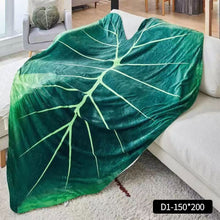 Load image into Gallery viewer, Large Leaf Blanket for Bed Sofa Cover Flannel Throw Blanket Home Decor Cozy Warm Fluffy Adult Blanket
