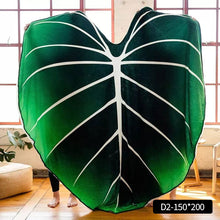 Load image into Gallery viewer, Large Leaf Blanket for Bed Sofa Cover Flannel Throw Blanket Home Decor Cozy Warm Fluffy Adult Blanket
