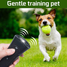 Load image into Gallery viewer, 2 in 1 Anti Barking Device Handheld LED Ultrasonic Pet Dog Repeller Control Training Device Trainer With Lights
