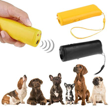Load image into Gallery viewer, 2 in 1 Anti Barking Device Handheld LED Ultrasonic Pet Dog Repeller Control Training Device Trainer With Lights
