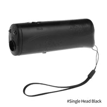 Load image into Gallery viewer, 2 in 1 Anti Barking Device Handheld LED Ultrasonic Pet Dog Repeller Control Training Device Trainer With Lights
