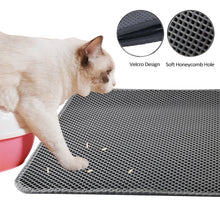 Load image into Gallery viewer, Double Layer EVA Cat Litter Pad Waterproof Non-slip Sand Basin Filter Kitten Dog Washable Sand Pad Floor Mat Pet Clean Supplies
